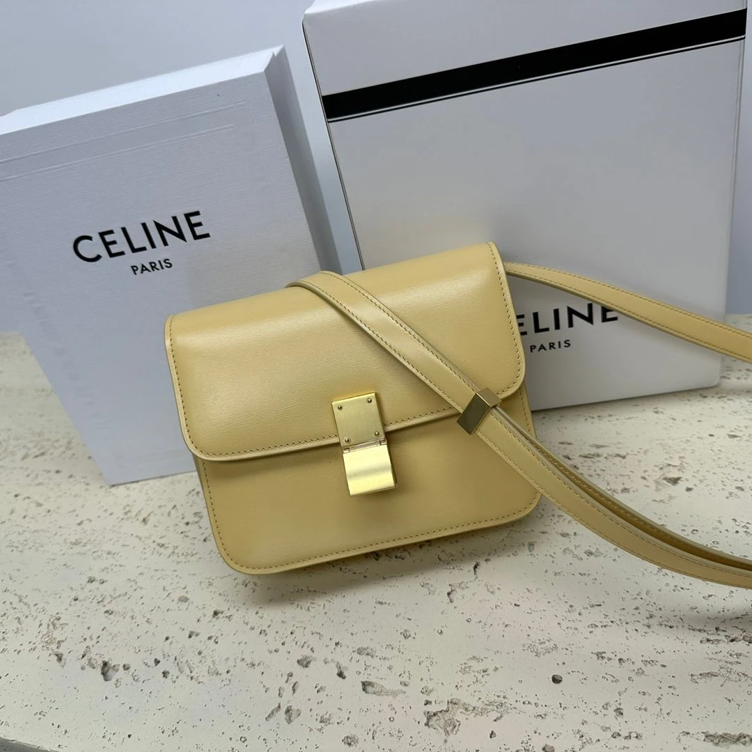 Celine Box Bag (Yellow)