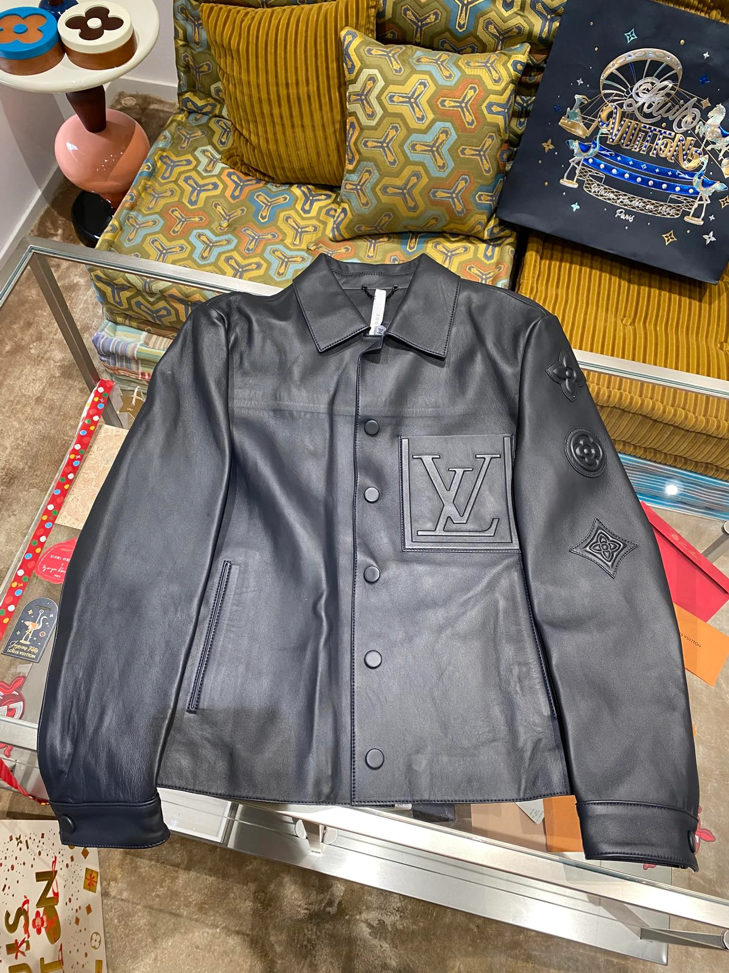 Premium Leather Louis Vuitton LV Cup