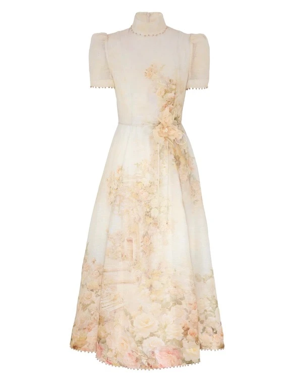 Zimmerman The Memento Picnic Midi Dress in Rose Arbor from our Fall