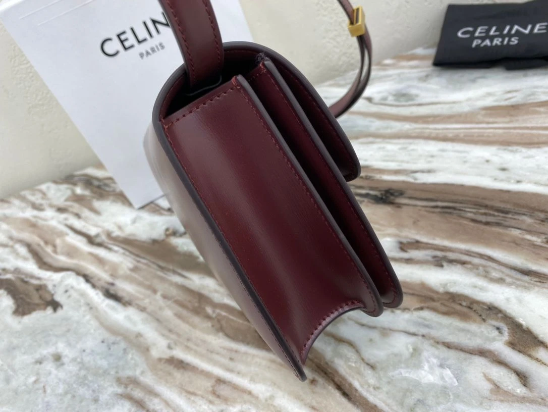 Celine Box Bag (Vinous)