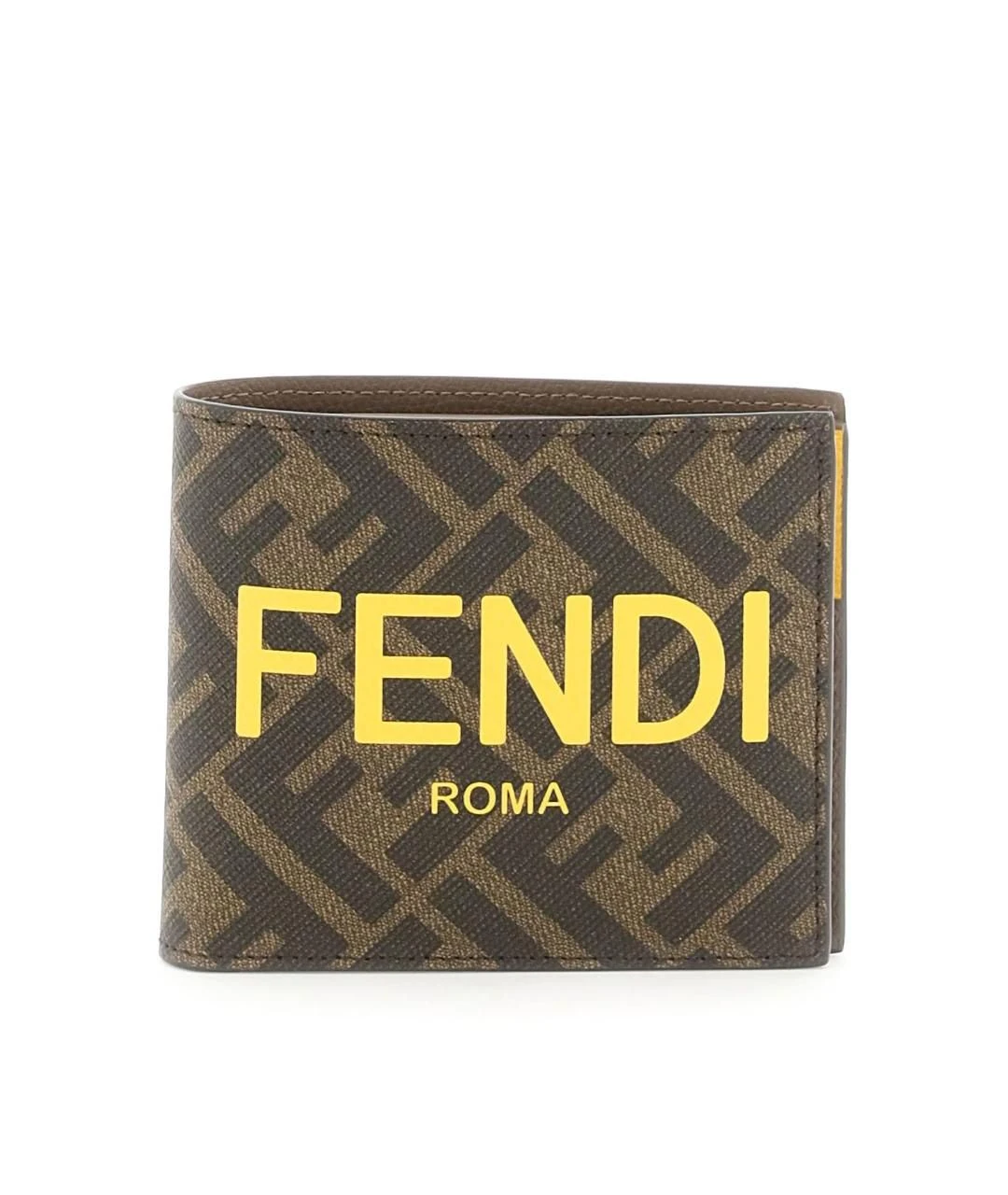 Fendi Yellow Logo FF Wallet