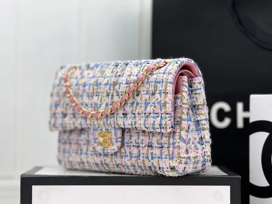 Chanel Classic Tweed Flap Bag