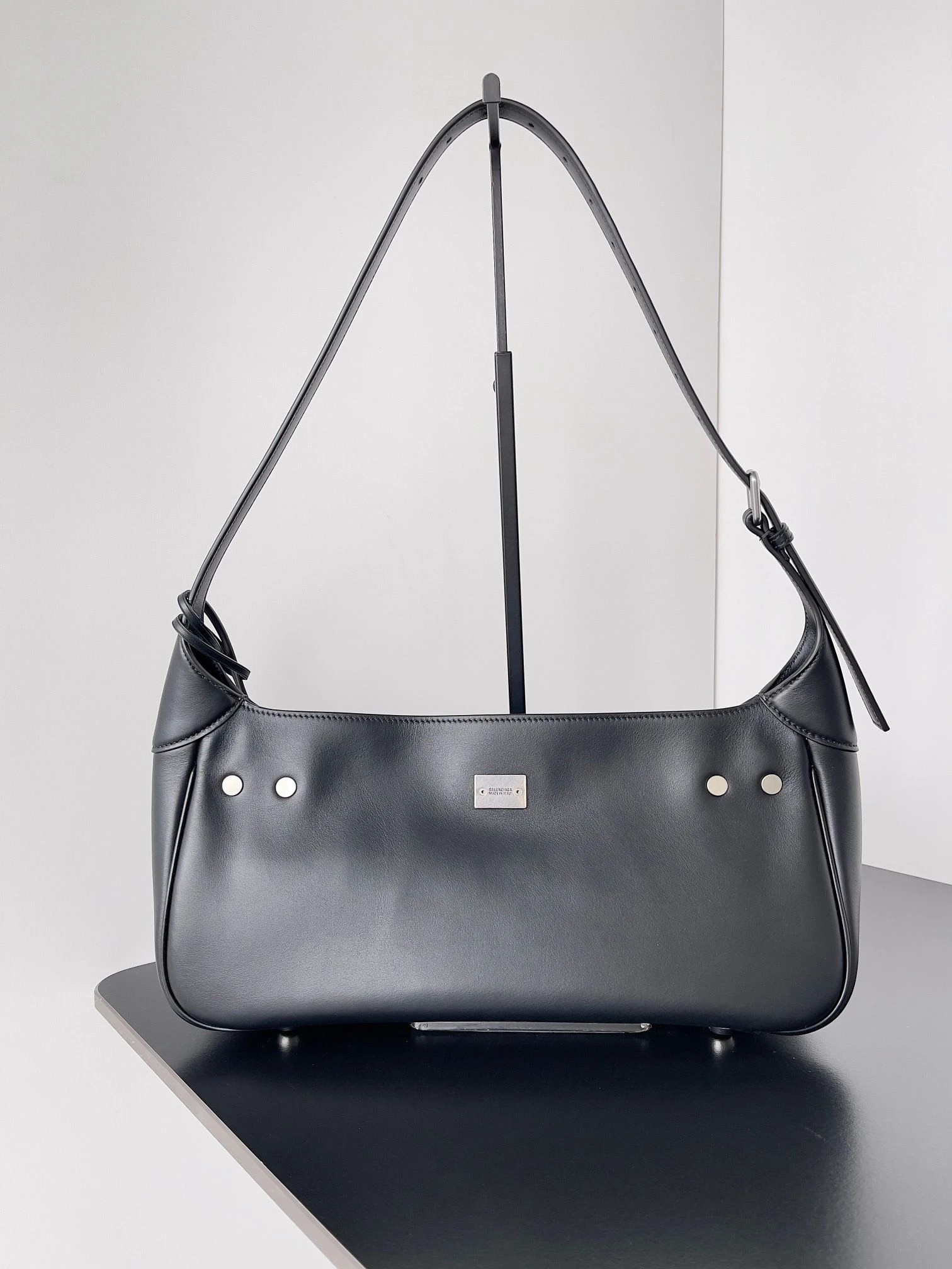 Balenciaga Bel Air Small Shoulder Bag (Silver)