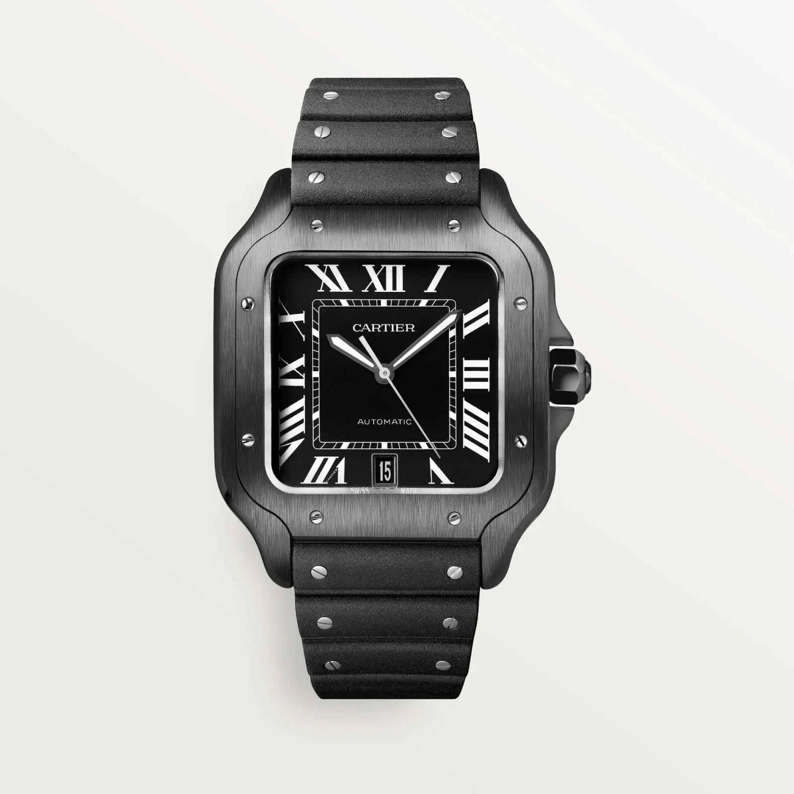 Cartier Santos de Cartier Large Model Black ADLC Black