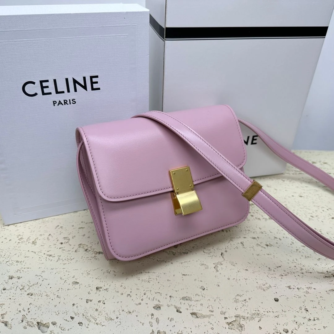 Celine Box Bag (Light-Pink)