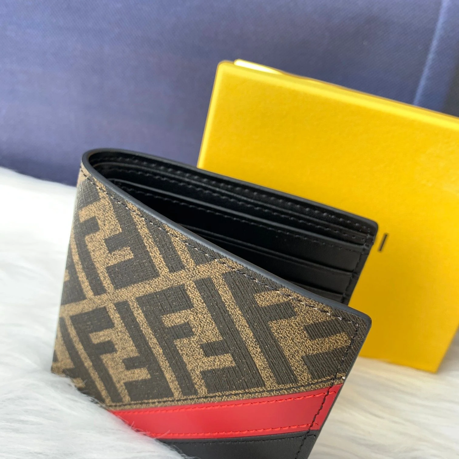 Fendi Monogram Canvas Wallet