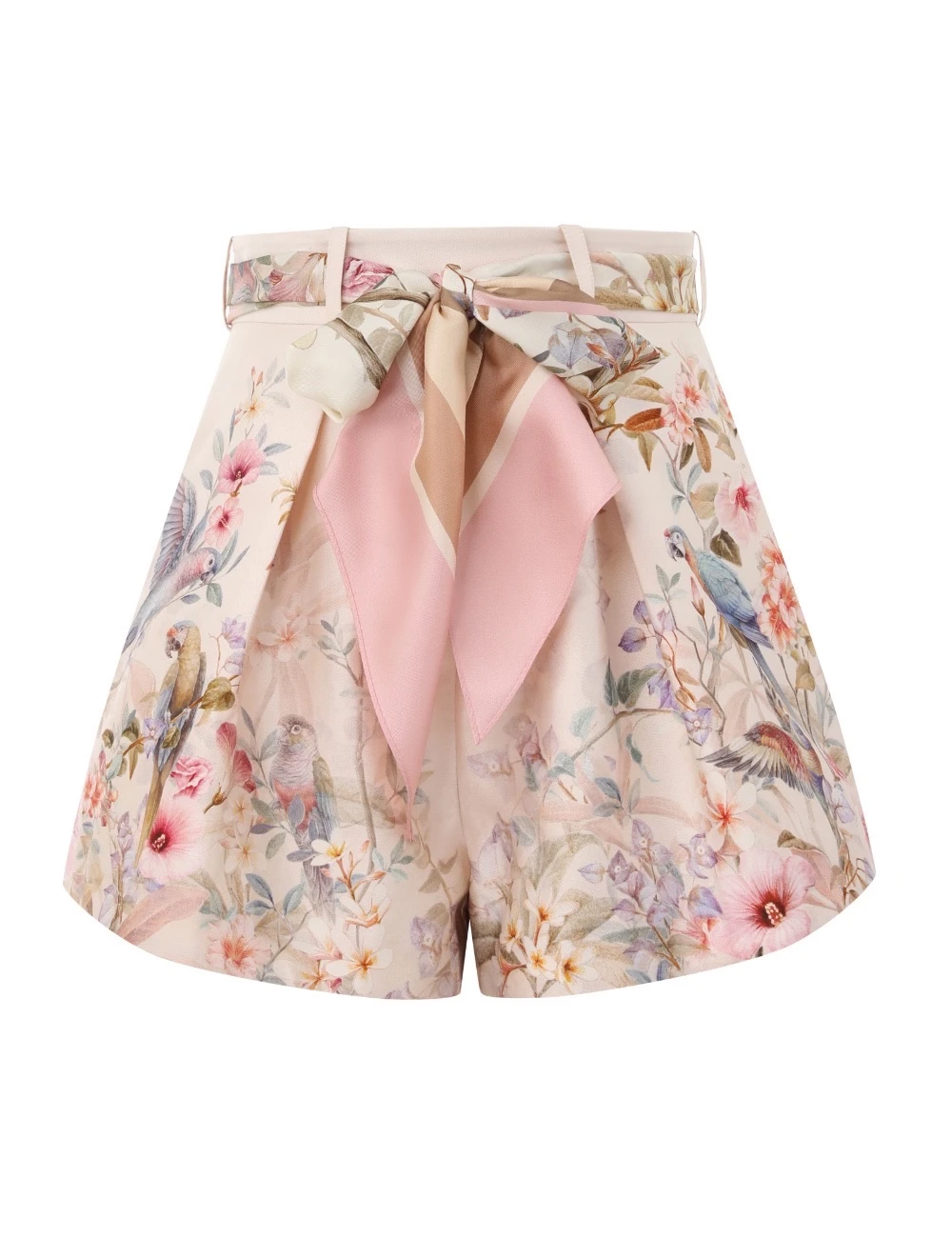 Zimmerman The Rebellion Tuck Short in Cream Aviary from our Cruise