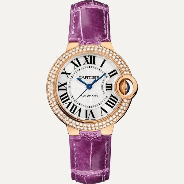 Cartier Ballon Bleu de Cartier 36mm Rose Gold / Purple