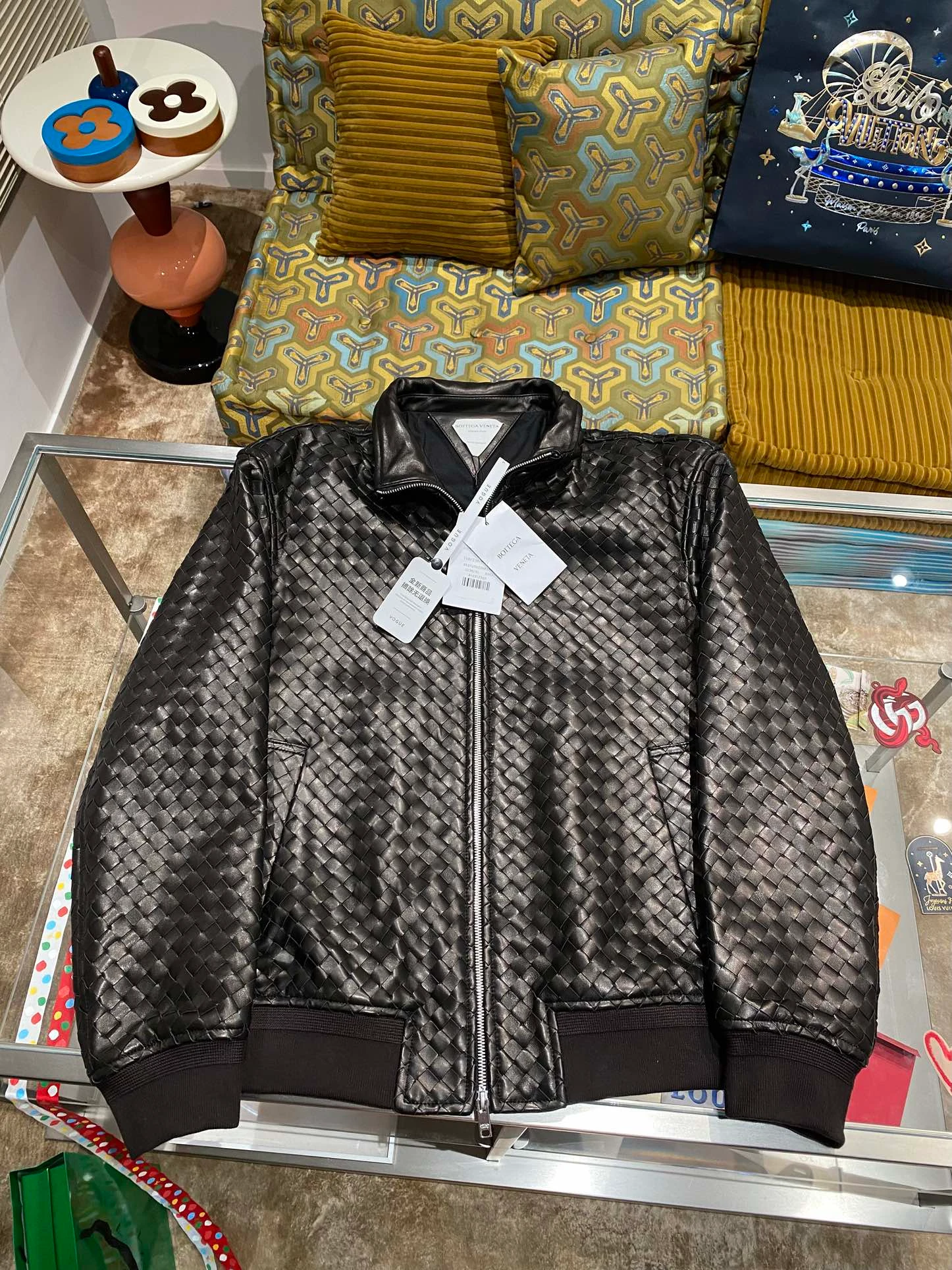 Premium Leather Bottega Veneta  Intrecciato